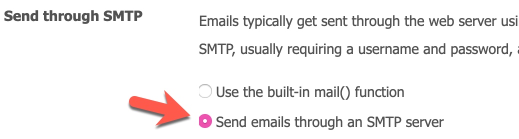 Enable SMTP SocialEngine